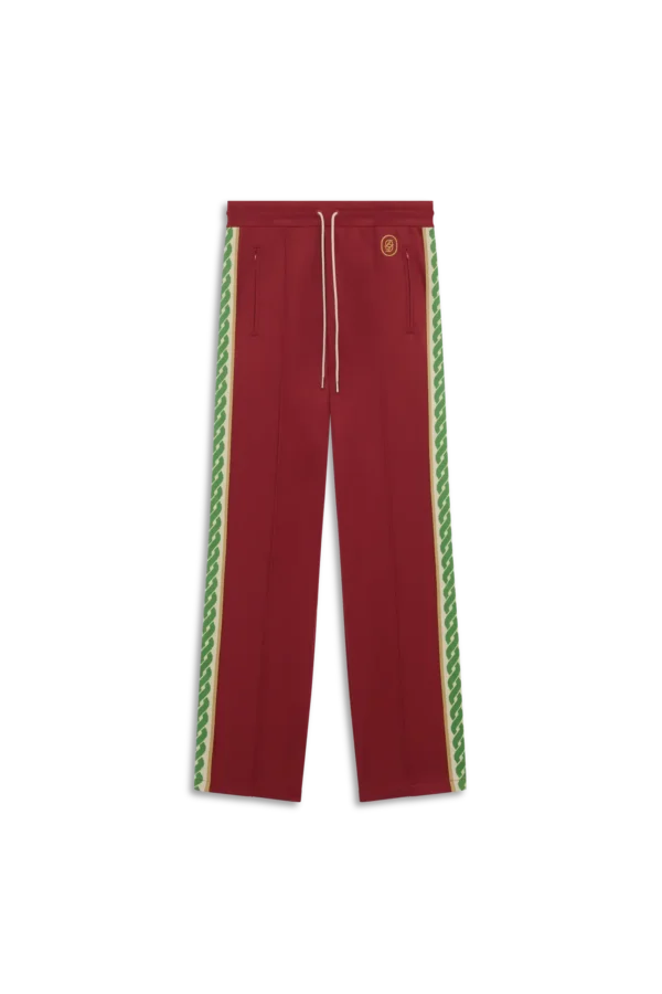 Dark Red Cotton Tracksuit