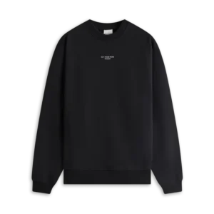 Le Sweatshirt Slogan Classique - Black