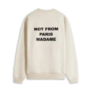 Le Sweatshirt Slogan - Cream